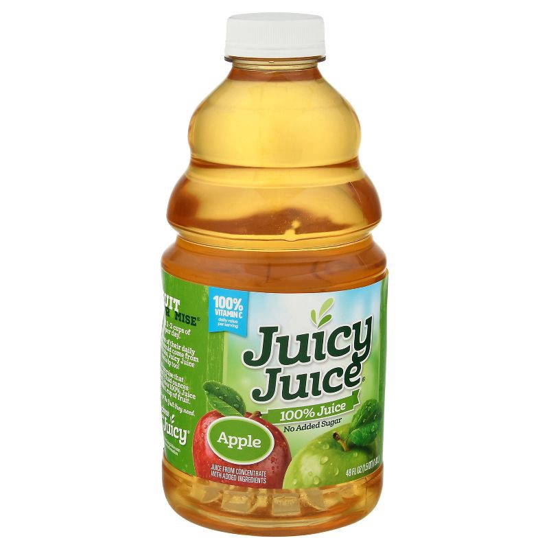 slide 2 of 6, Juicy Juice 100% Juice, Apple, 48 FL OZ Bottle, 48 fl oz