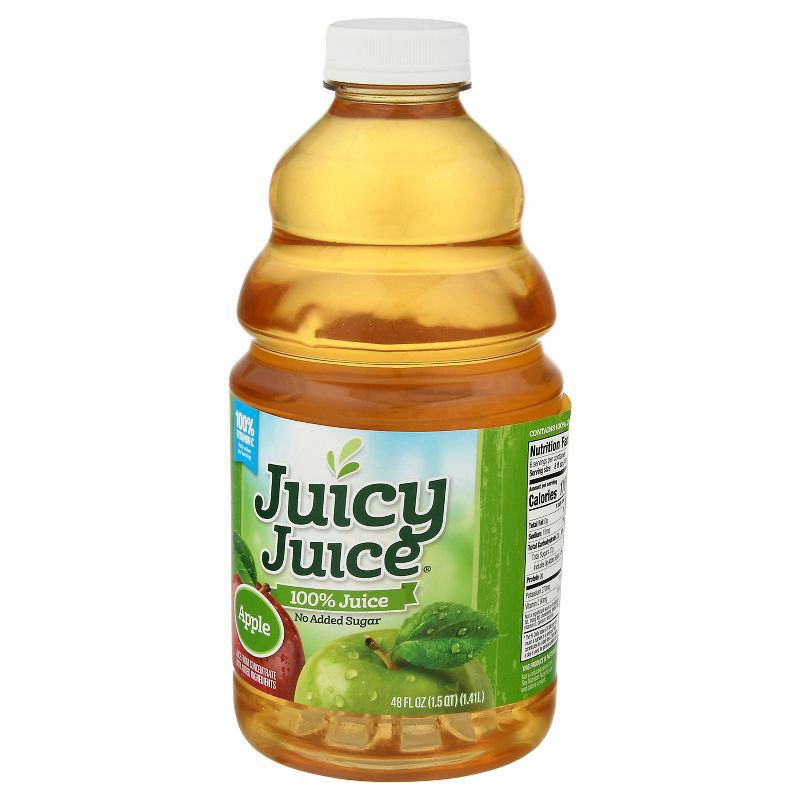 slide 4 of 6, Juicy Juice 100% Juice, Apple, 48 FL OZ Bottle, 48 fl oz