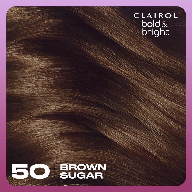 slide 3 of 10, Clairol Bold & Bright 50 Brown Sugar, 1 ct
