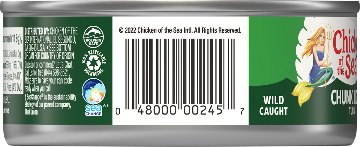 slide 3 of 5, Chicken of the Sea Chunk Tuna, 5 oz