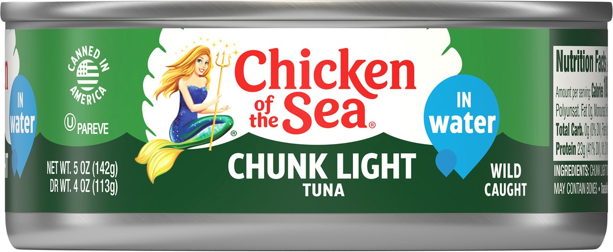 slide 4 of 5, Chicken of the Sea Chunk Tuna, 5 oz