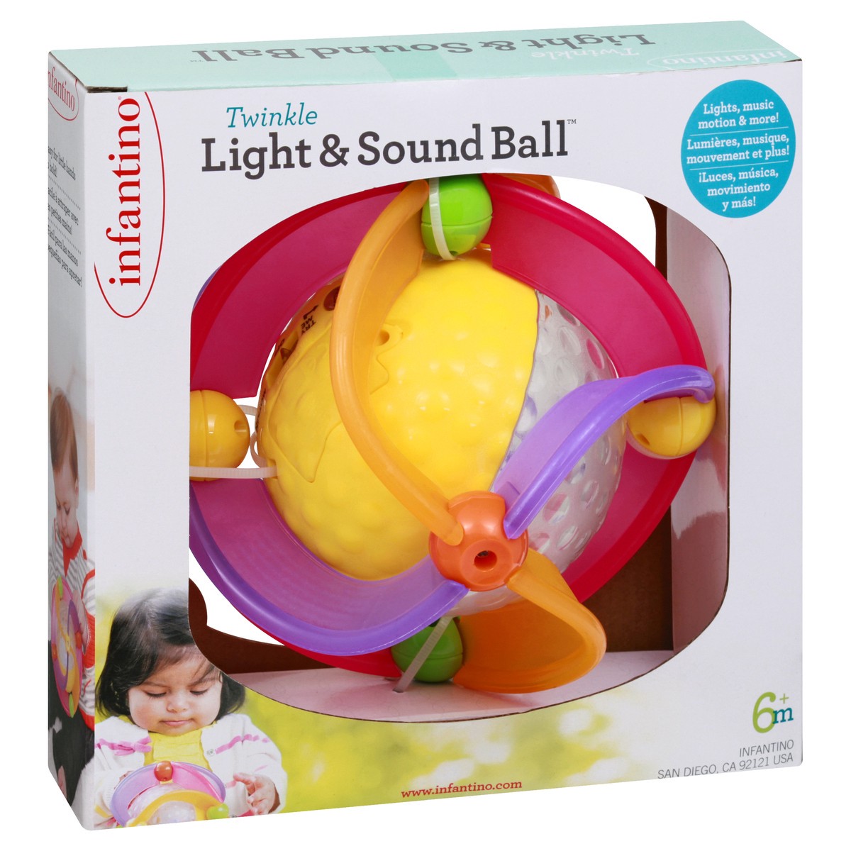 slide 2 of 11, Infantino Light & Sound Ball 1 ea, 1 ct