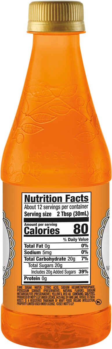 slide 3 of 12, Rose's Peach Simple Syrup Mixer- 12 fl oz, 12 fl oz