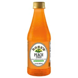 Rose's Peach Simple Syrup Mixer- 12 fl oz