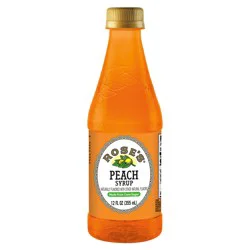 Rose's Peach Simple Syrup Mixer - 12 fl oz