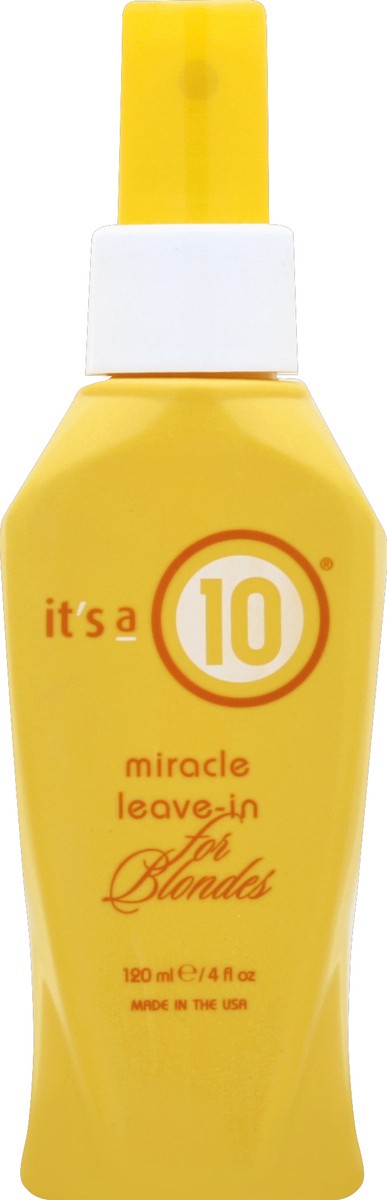 slide 2 of 2, It's a 10 Miracle Leave-In 4 oz,