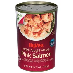 Hy-vee Alaska Pink Salmon - 14.75 oz