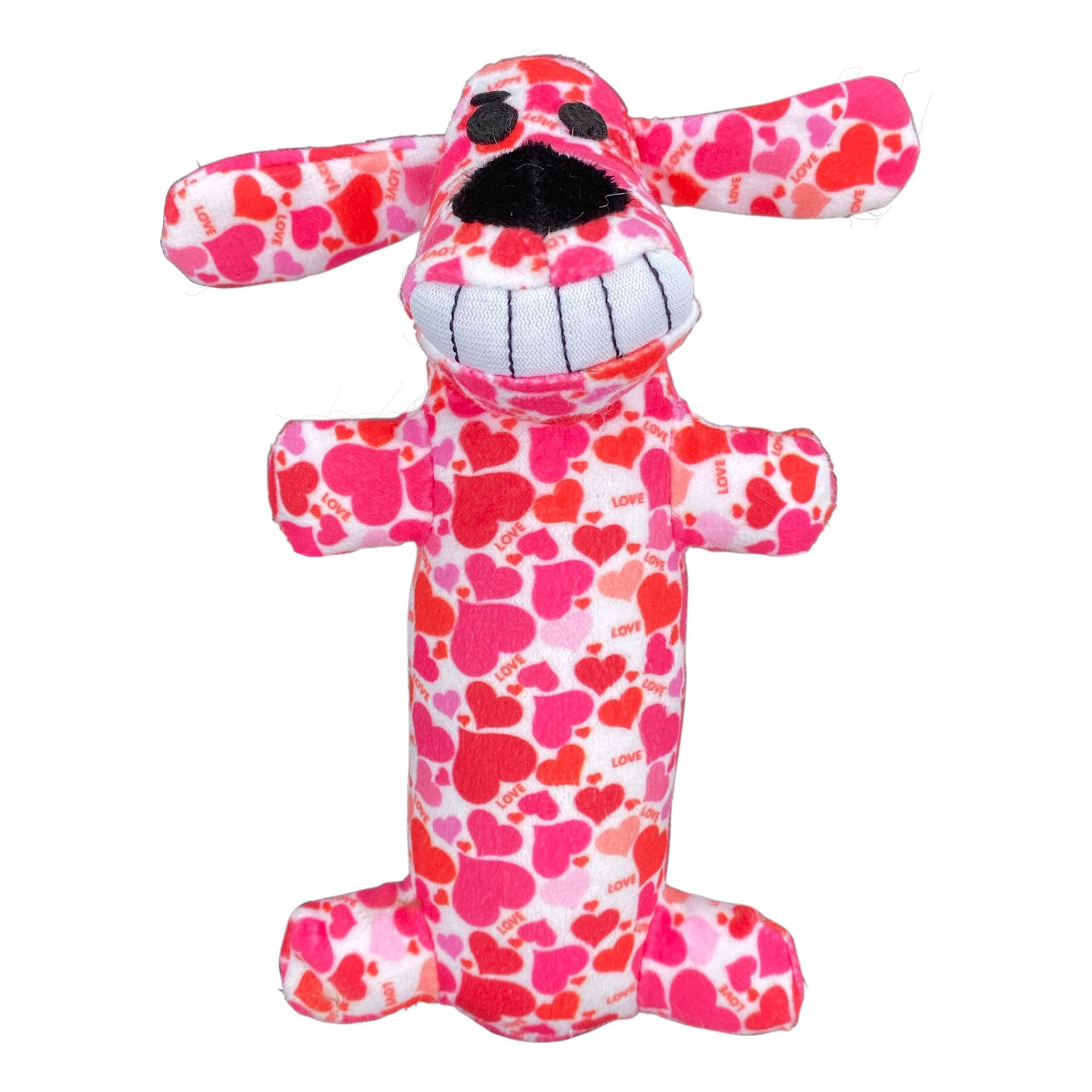 slide 1 of 1, Multipet Heart Print Bobo Doy Toy, 1 ct