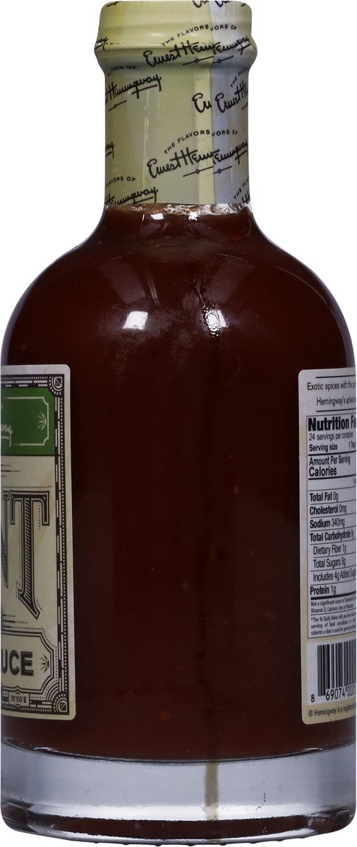 slide 9 of 15, The Flavors of Ernest Hemingway Hunt BBQ Sauce 375 ml, 12.7 fl oz