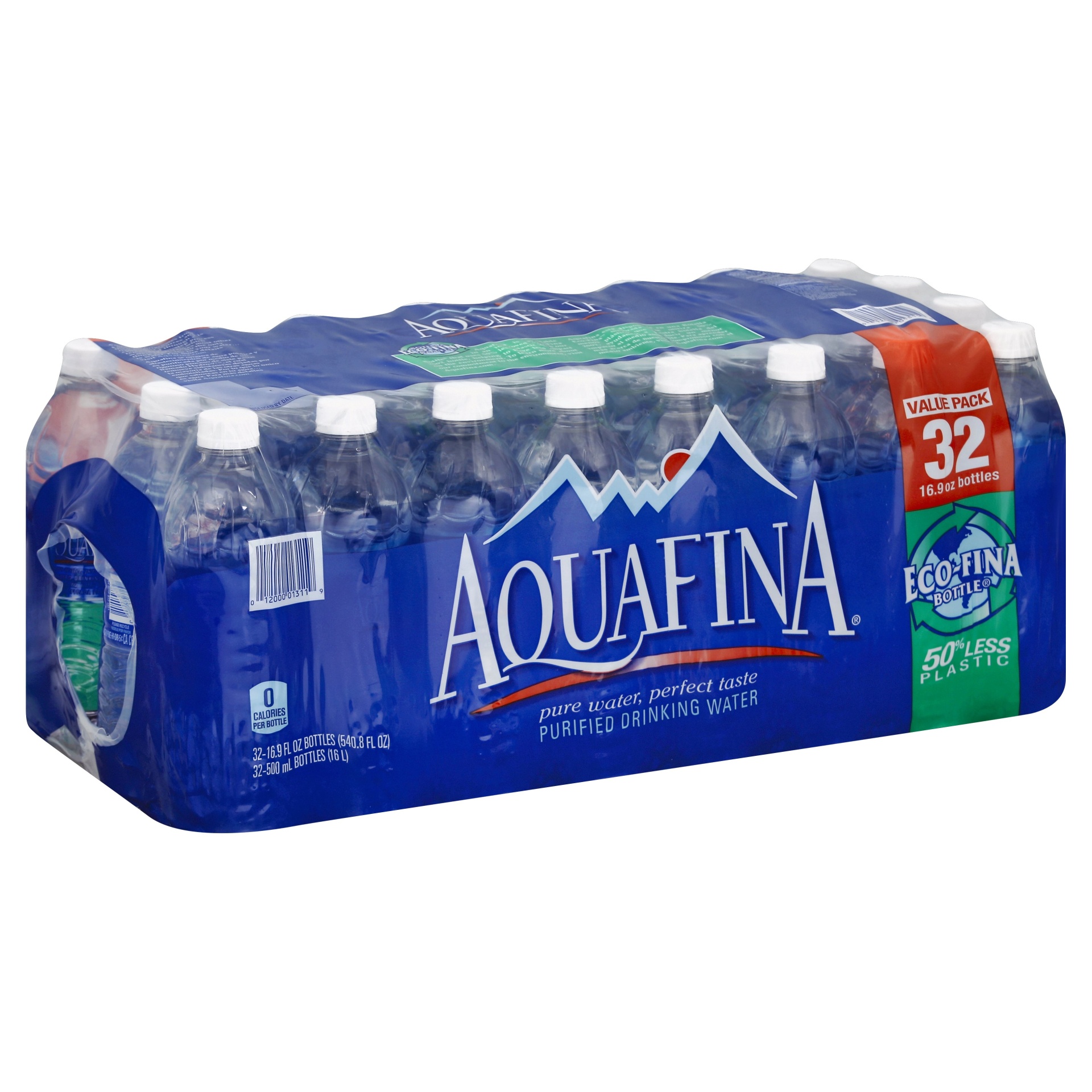 slide 1 of 2, Aquafina Drinking Water, 32 ct; 16.9 fl oz