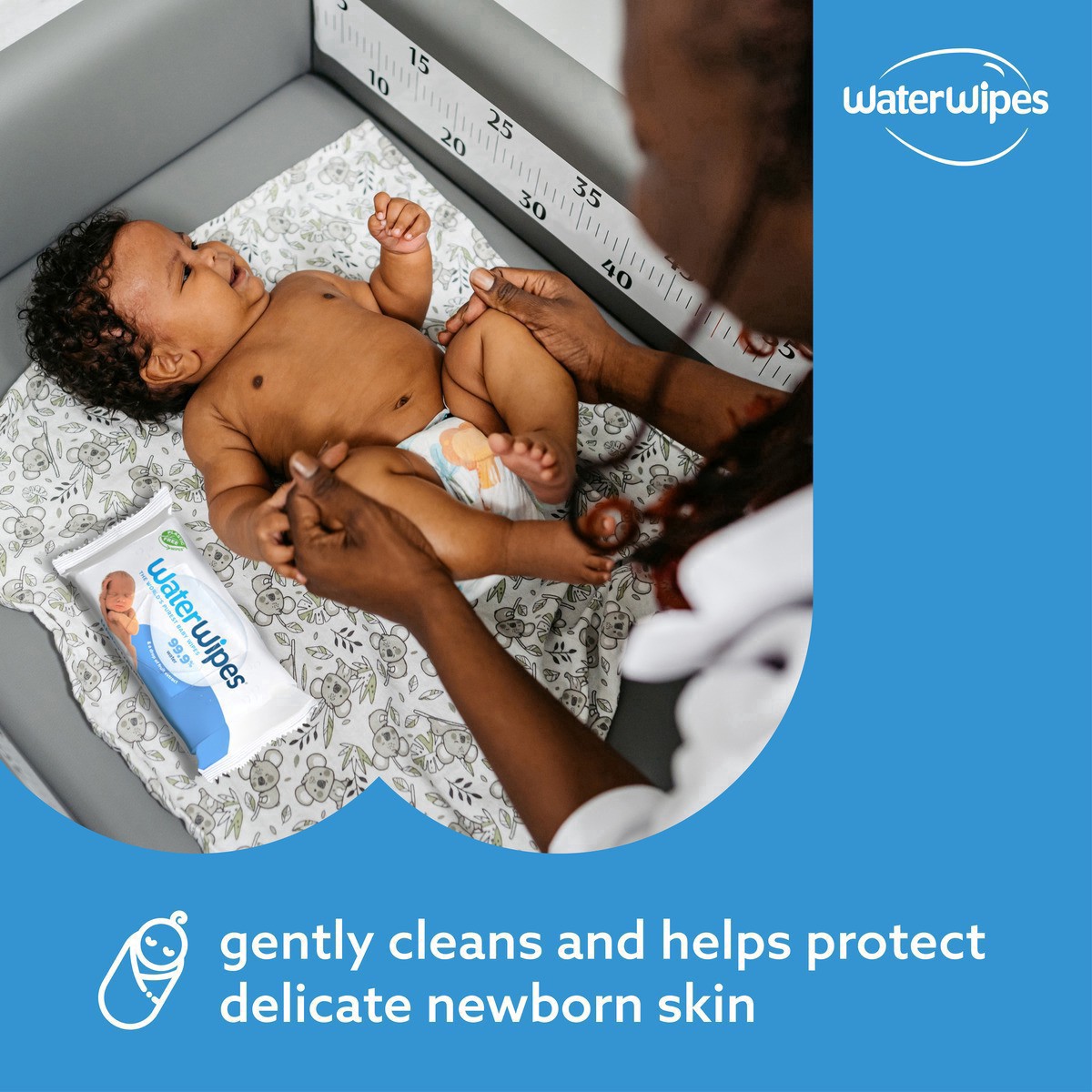 slide 5 of 6, WaterWipes Sensitive+ Newborn & Baby Wipes, 3-In-1 Cleans, Cares, Protects, 99.9% Water, Unscented & Hypoallergenic, 240 Count (4 Packs), 240 ct