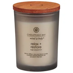Chesapeake Bay Candle Relax + Restore Sage Peppermint Candle 1 ea