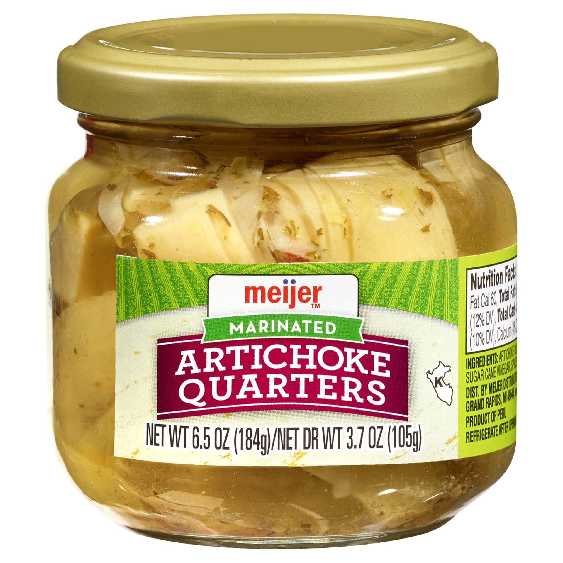 slide 1 of 5, Meijer Marinated Artichoke Hearts, 6.5 oz