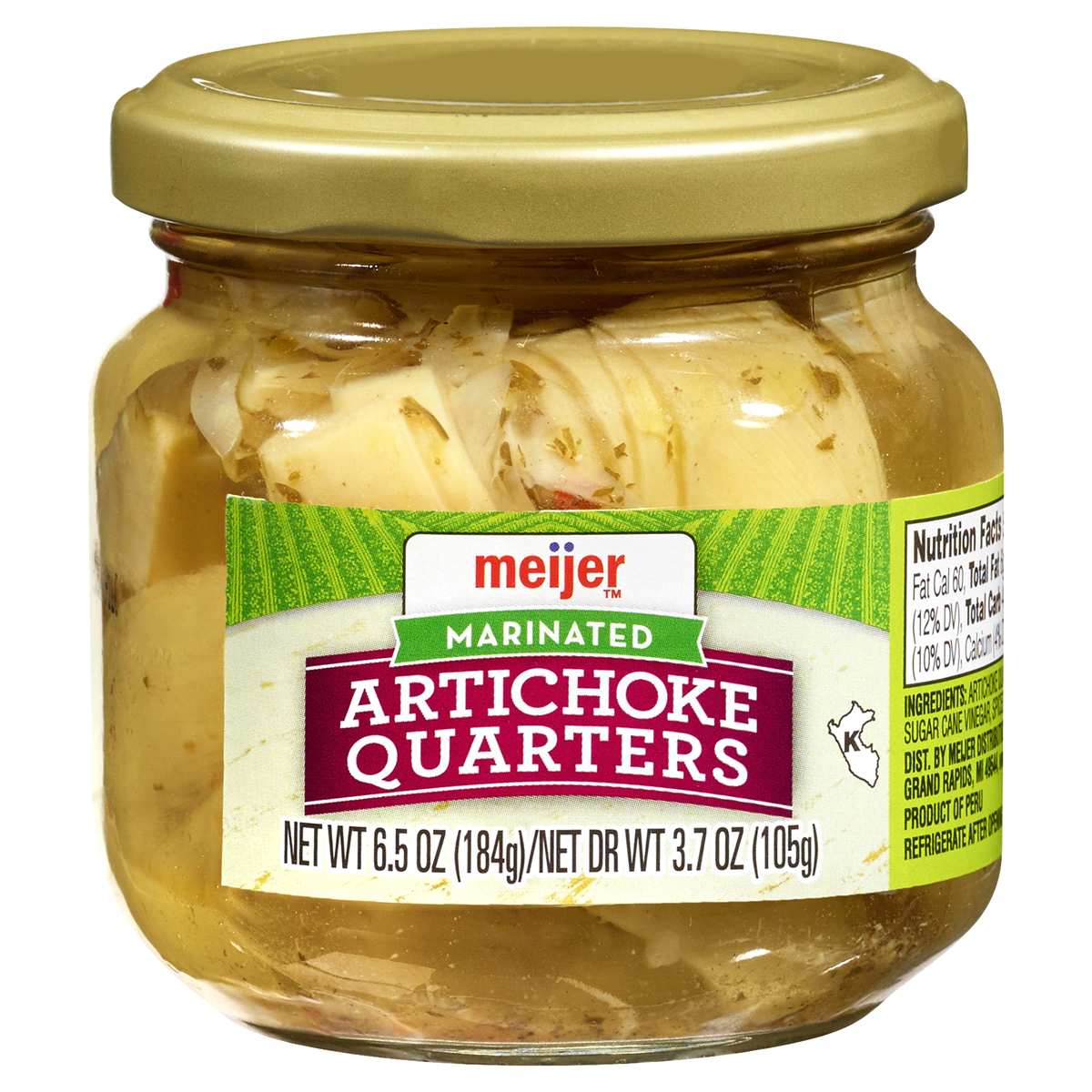 slide 1 of 2, Meijer Marinated Artichoke Hearts, 6.5 oz