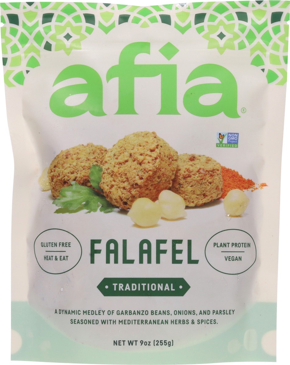 slide 6 of 9, Afia Traditional Falafel 9 oz, 9 oz