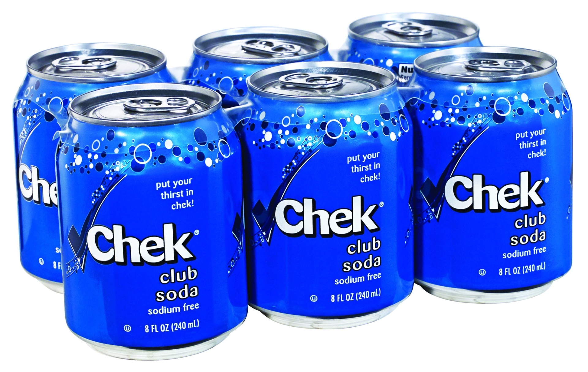 slide 1 of 1, Chek Club Soda, 6 ct; 8 fl oz