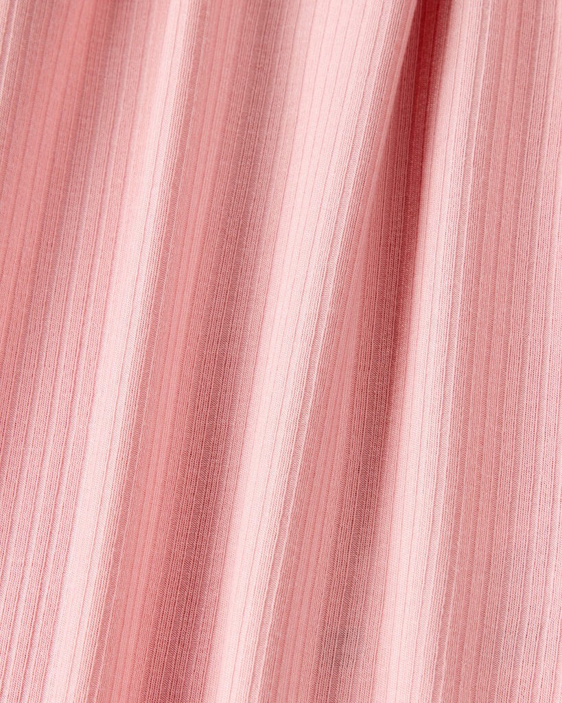 slide 2 of 5, Carter's Baby Solid PurelySoft Bodysuit Dress - Pink Pink 3M, 1 ct