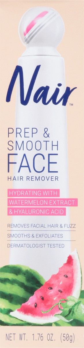 slide 5 of 9, Nair Prep & Smooth Face Hair Remover, Watermelon, 1.76 Oz, 1 ct