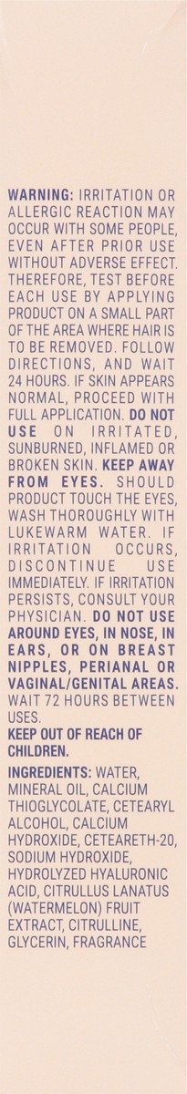 slide 6 of 9, Nair Prep & Smooth Face Hair Remover, Watermelon, 1.76 Oz, 1 ct