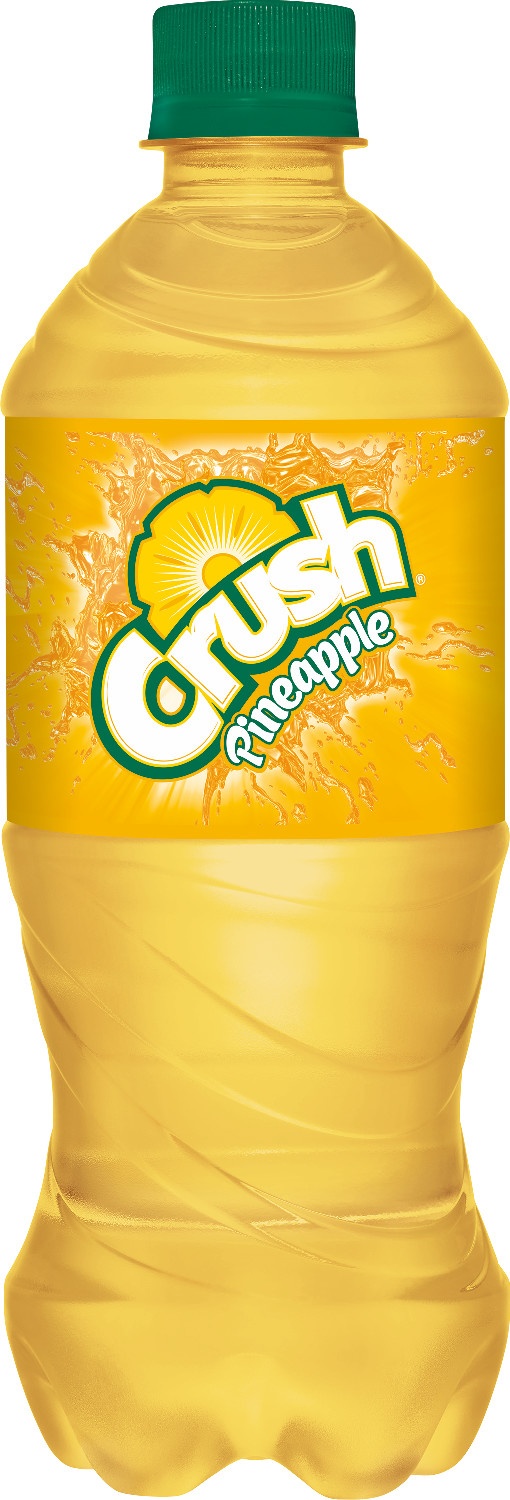 slide 1 of 2, Crush Pineapple Soda Bottle, 20 fl oz