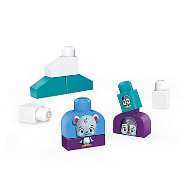 slide 1 of 1, Mega Bloks Polar Friends Building Blocks, 10 ct