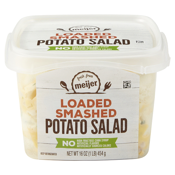slide 1 of 2, Meijer Loaded Smashed Potato Salad, 16 oz