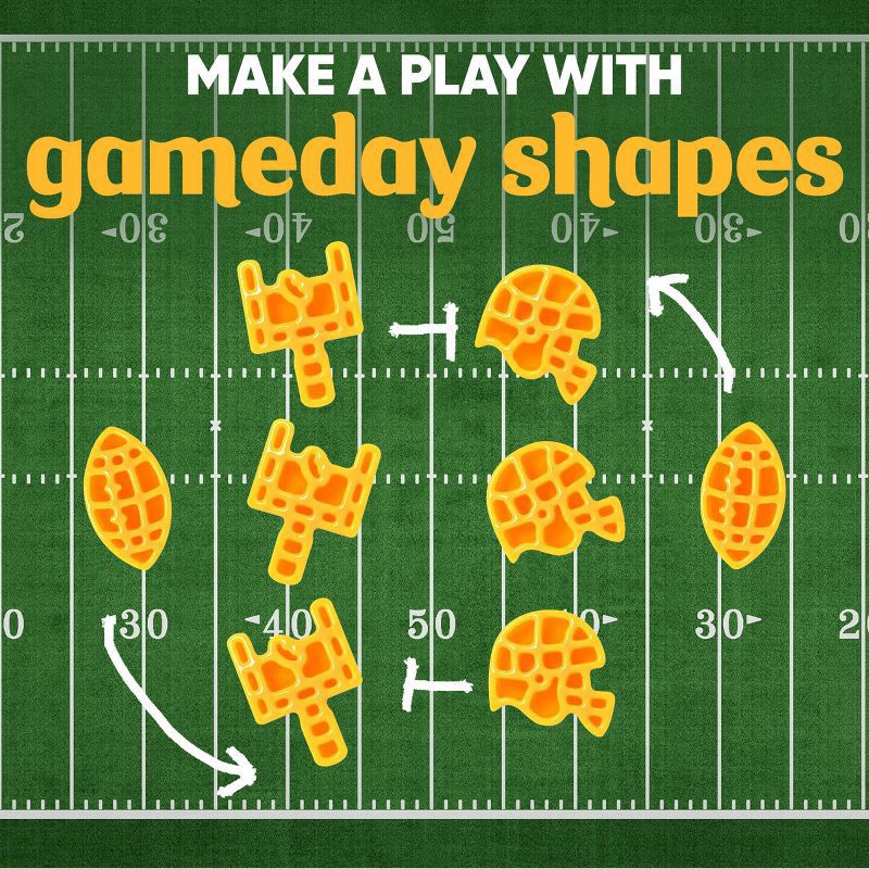 slide 4 of 9, Velveeta Football Shapes & Cheese Mac and Cheese Dinner, 10 oz Box, 10 oz