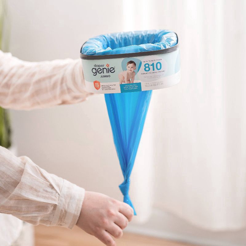 slide 3 of 14, Diaper Genie Up to 810 Diapers Unscented Refill Jumbo 1 ea, 1 ct