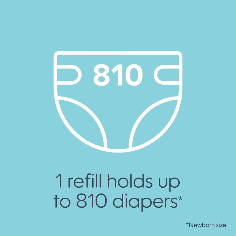 slide 11 of 14, Diaper Genie Up to 810 Diapers Unscented Refill Jumbo 1 ea, 1 ct