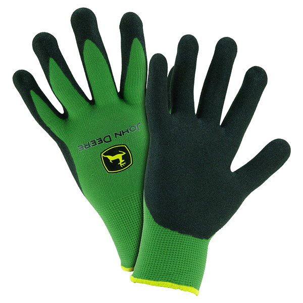 slide 1 of 1, John Deere Nitrile Foam Palm Dipped Glove - Large, 1 ct