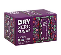 slide 1 of 1, DRY Zero Sugar Mountain Berry Soda, 6 ct; 12 fl oz