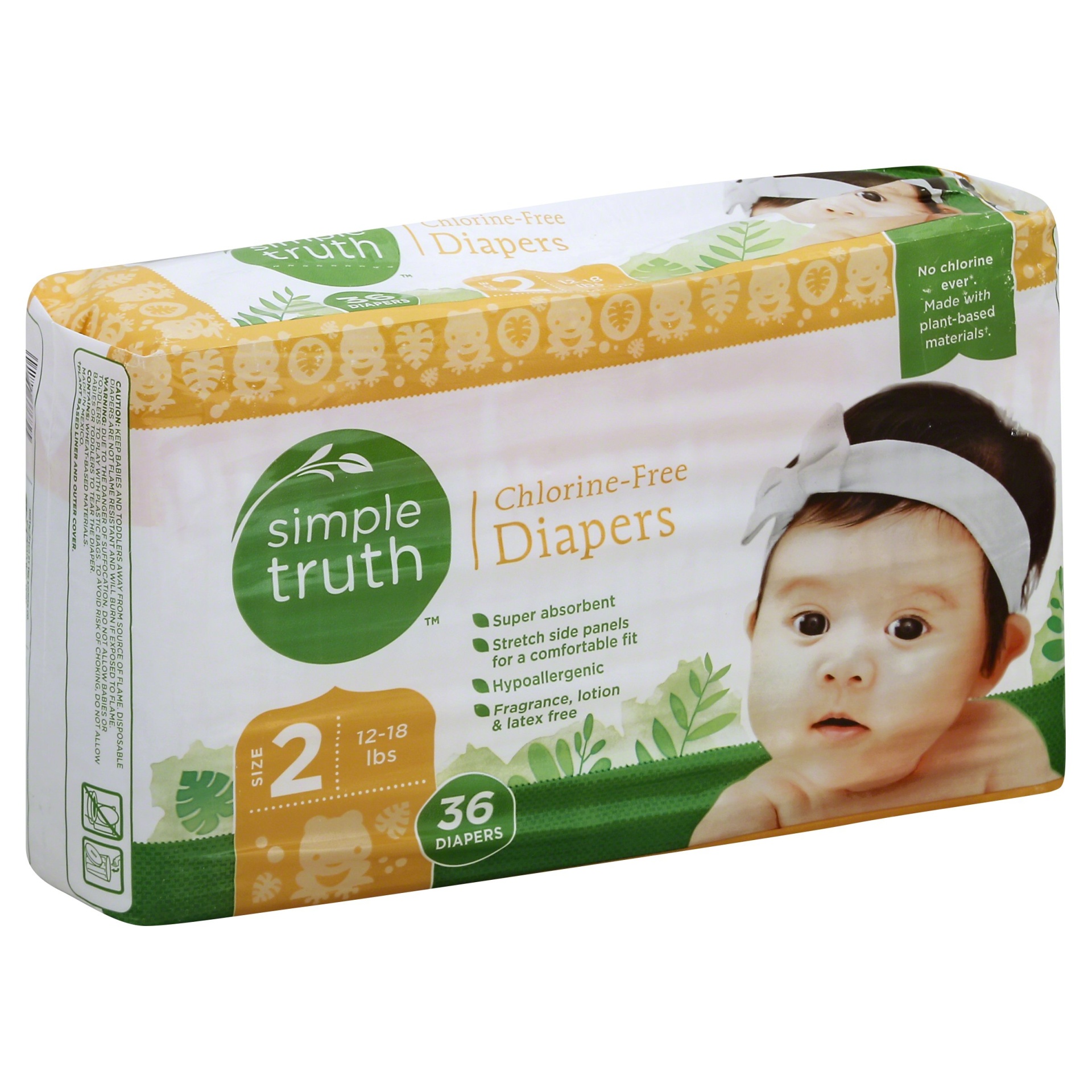 slide 1 of 1, Simple Truth Diapers 36 ea, 36 ct