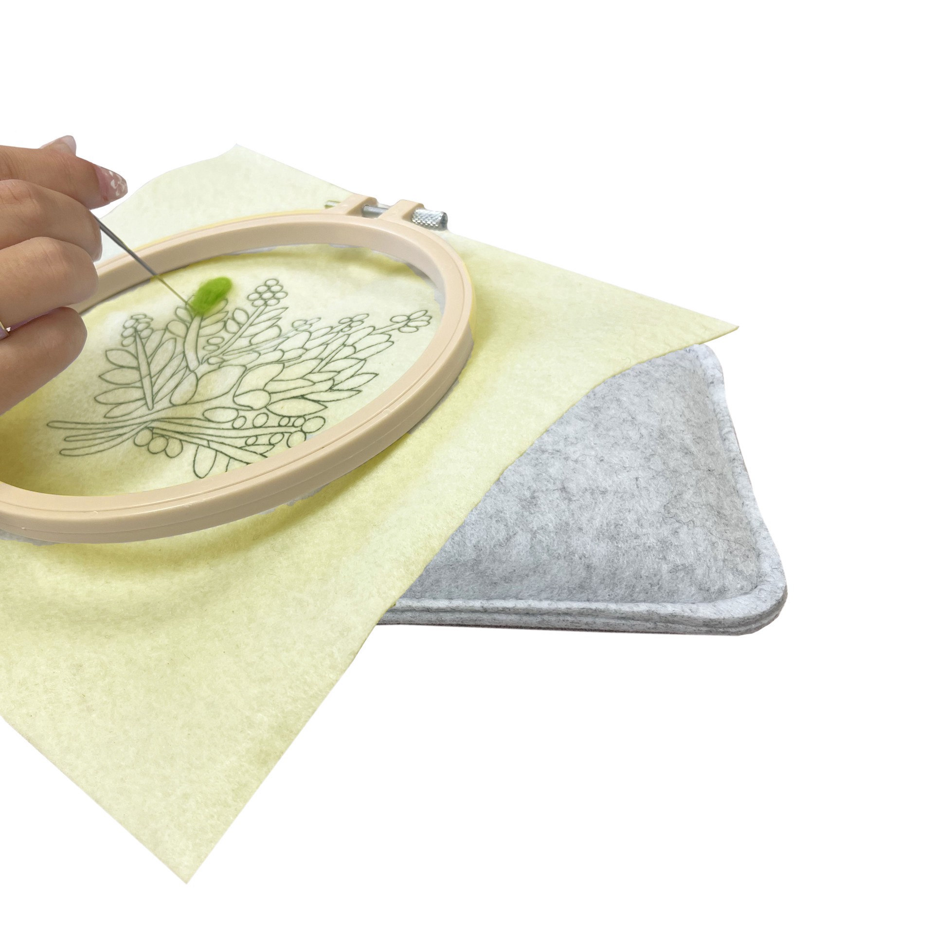 slide 3 of 3, 4" X 6" Felting Pad By Loops & Threads, 4 in x 6 in