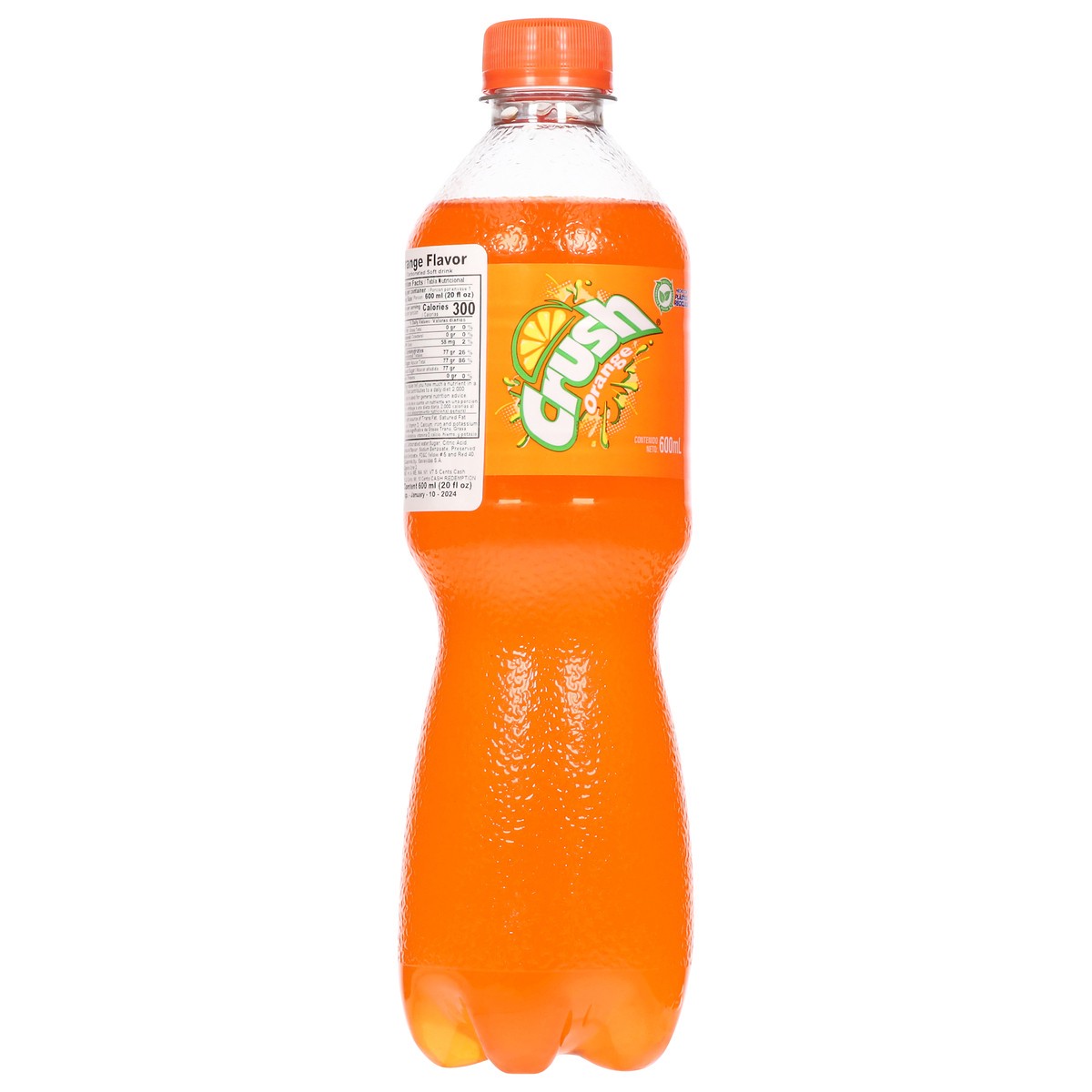 slide 12 of 14, Crush Carbonated Orange Flavor Soft Drink - 20 fl oz, 20 fl oz