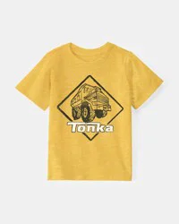 Carter's Toddler Tonka Truck Short-Sleeve Graphic Tee - Gold Gold 2T