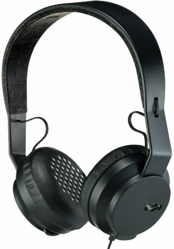 slide 1 of 1, House of Marley Rebel Wireless Bluetooth Over-Ear Headphones - Black, 1 ct