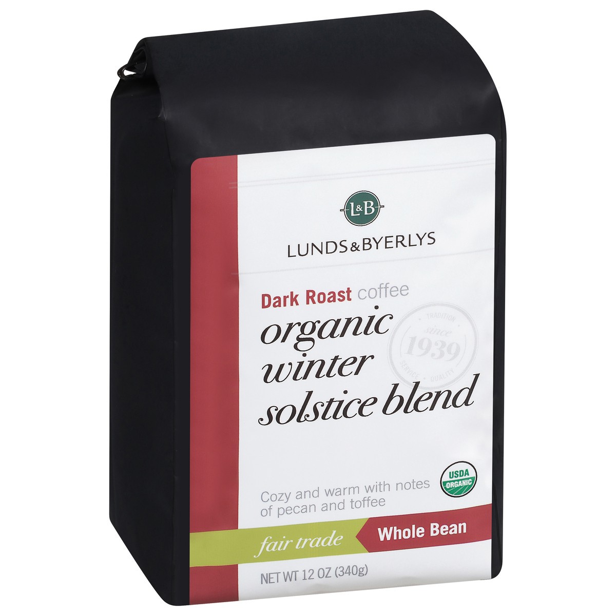 slide 9 of 11, Lunds & Byerlys Organic Dark Roast Whole Bean Winter Solstice Blend Coffee 12 oz, 12 oz