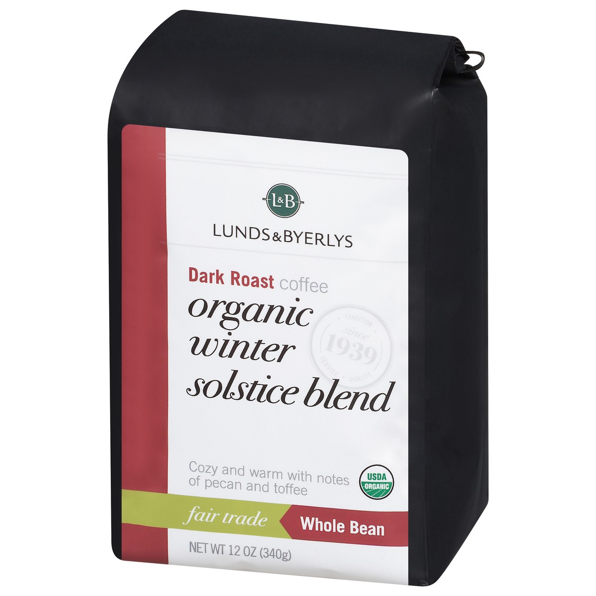 slide 8 of 11, Lunds & Byerlys Organic Dark Roast Whole Bean Winter Solstice Blend Coffee 12 oz, 12 oz
