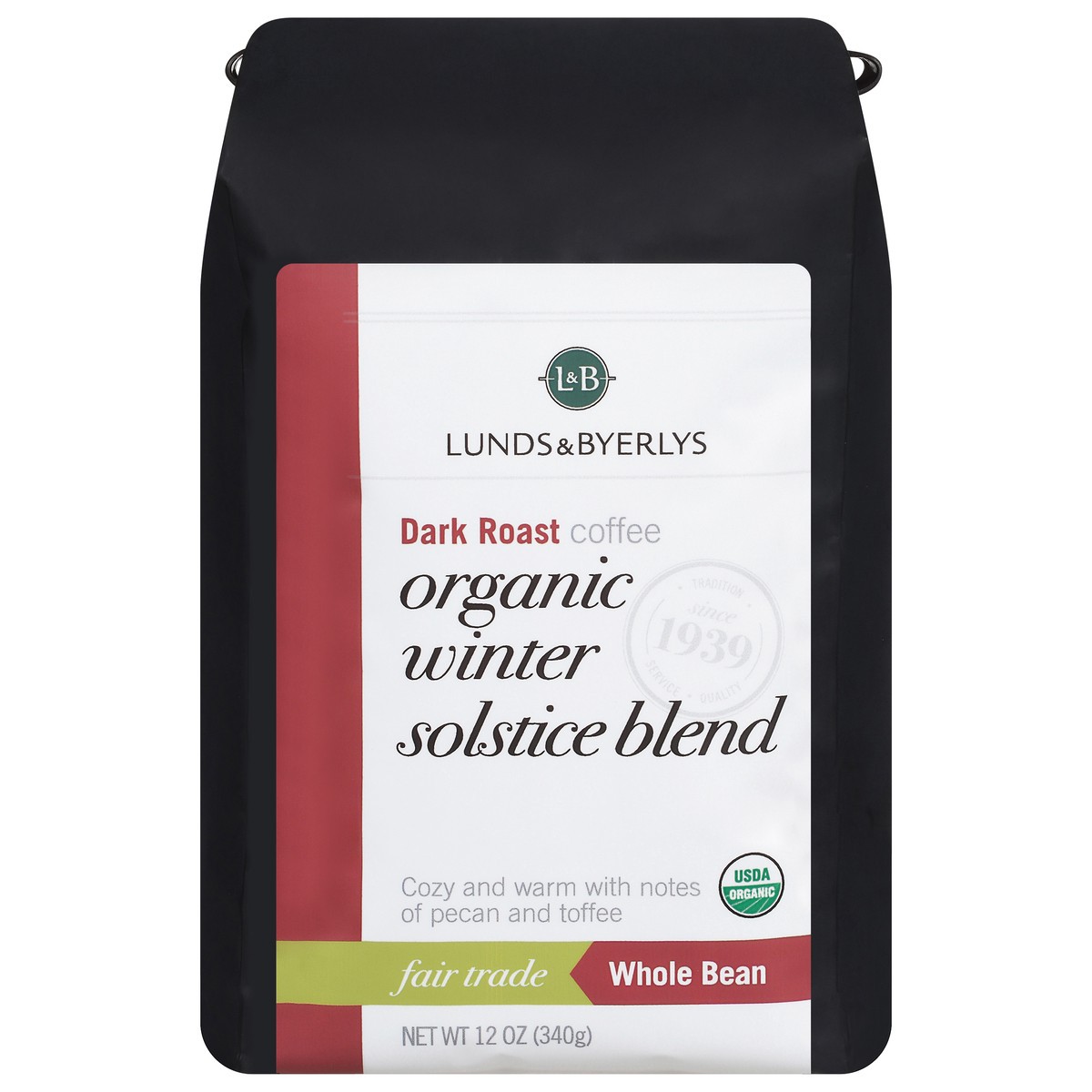 slide 1 of 11, Lunds & Byerlys Organic Dark Roast Whole Bean Winter Solstice Blend Coffee 12 oz, 12 oz