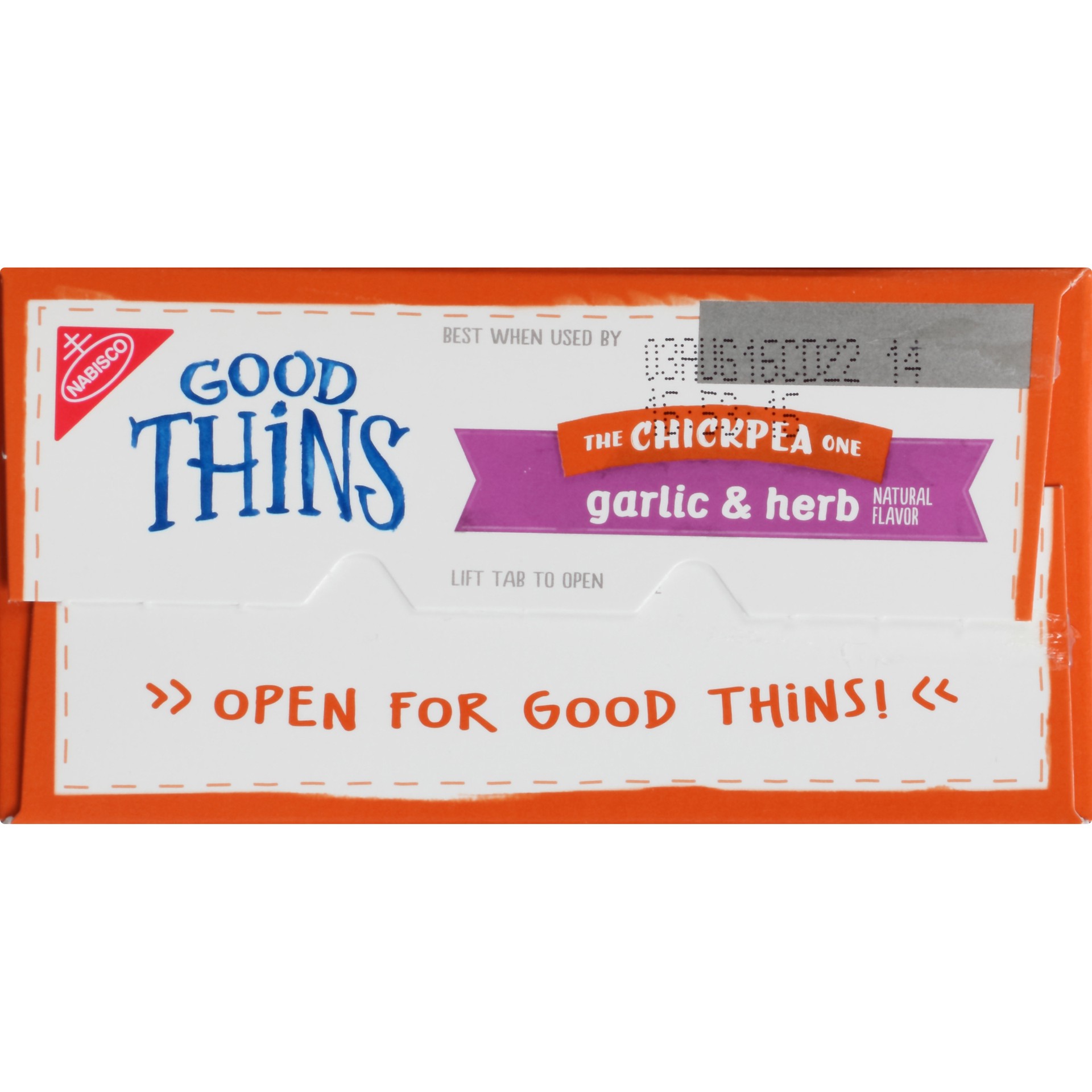 slide 5 of 5, 5.75Z Good Thins Chckpea Grlchrb, 5.74 oz