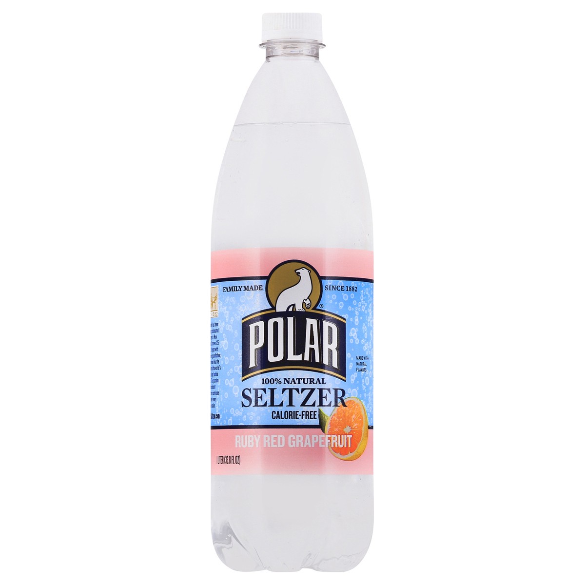 slide 1 of 7, Polar Beverages Polar Seltzer Water Ruby Red Grapefruit, 1 liter