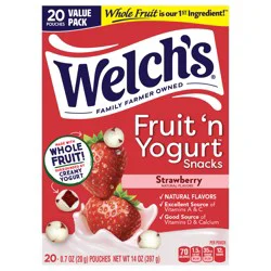 Welch's Fruit n' Yogurt Strawberry 20 ct Box