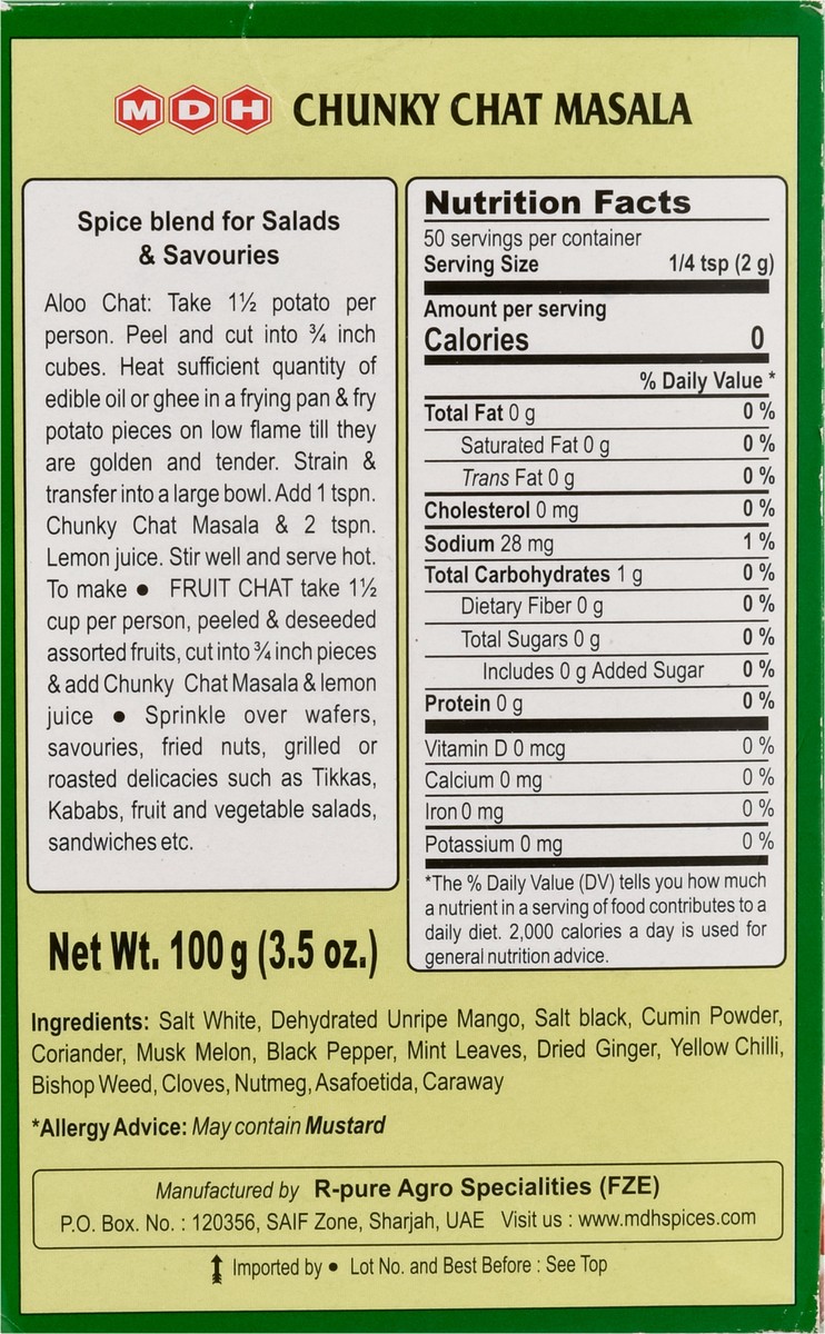 slide 9 of 13, MDH Chunky Chat Masala 3.5 oz, 3.5 oz