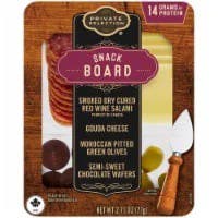 Private Selection Smoked Dry Cured Red Wine Salami Snack Board 2.71 oz