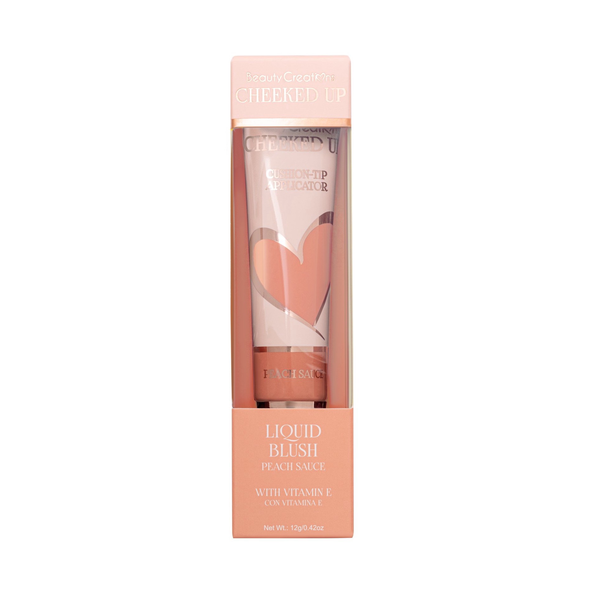 slide 1 of 1, Beauty Creations Cheeked Up Liquid Blush - Peach Sauce, 0.42 oz