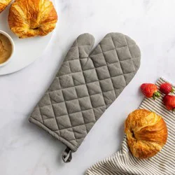 Hy-Vee Seasons Stonewash Oven Mitt In Fieldstone Gray