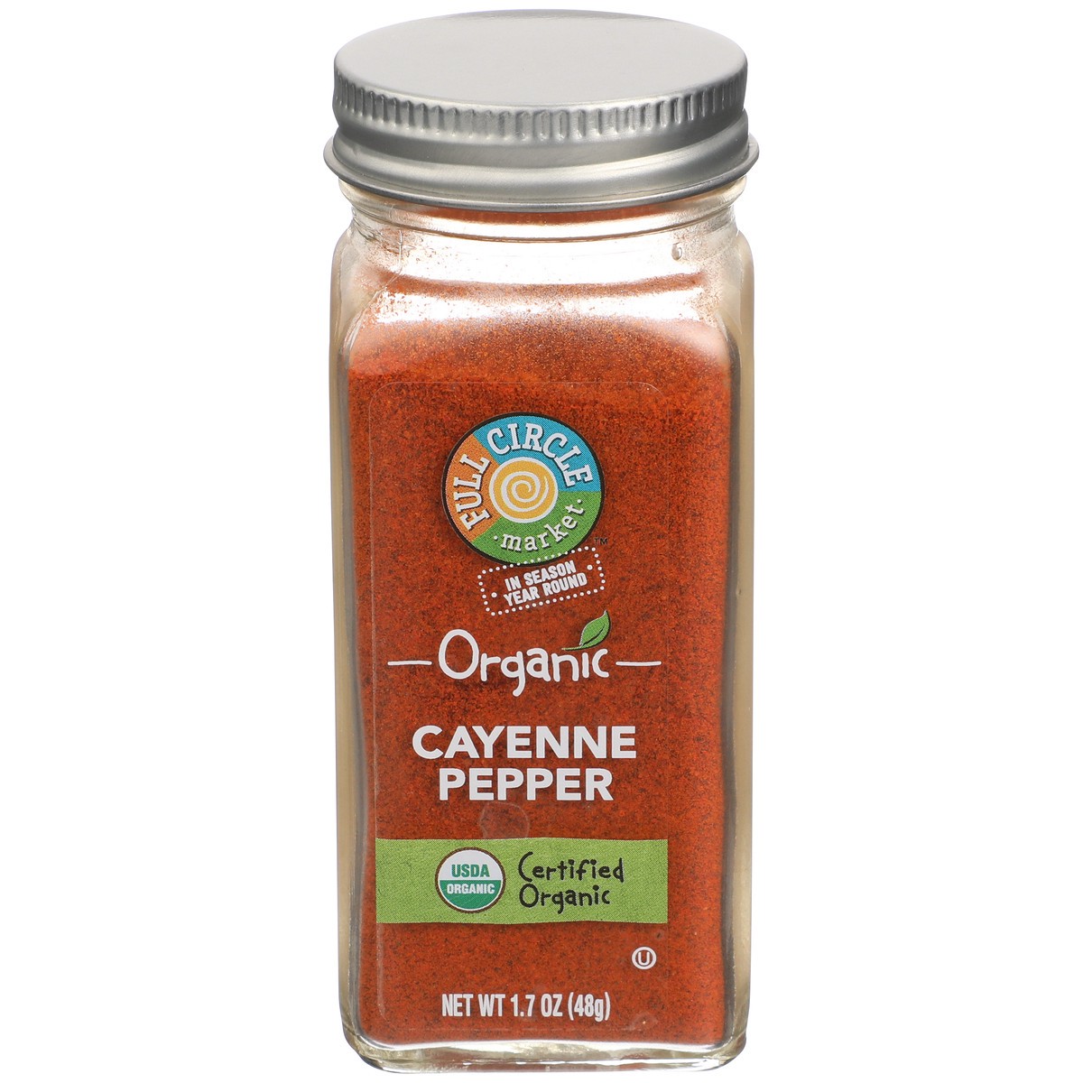 slide 1 of 8, Full Circle Market Cayenne Pepper, 1.7 oz