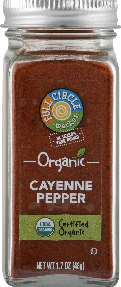 slide 8 of 8, Full Circle Market Cayenne Pepper, 1.7 oz