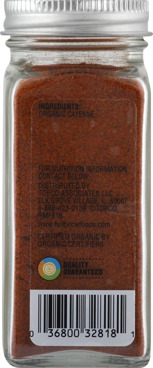 slide 3 of 8, Full Circle Market Cayenne Pepper, 1.7 oz