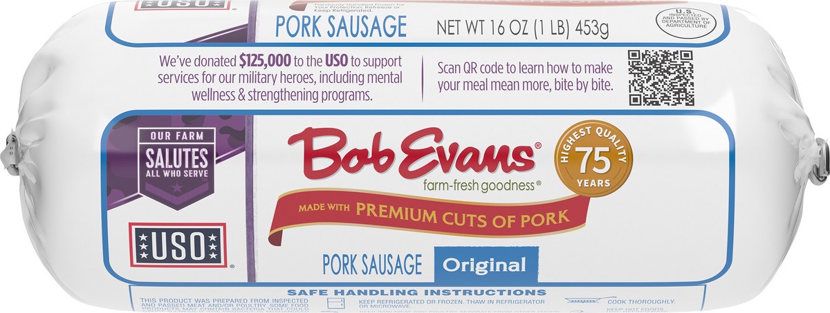 slide 5 of 9, Bob Evans Reg Sausage Rolls, 16 oz